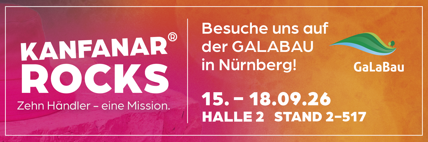 KANFANAR Rocks - GaLaBau 2026 Nürnberg